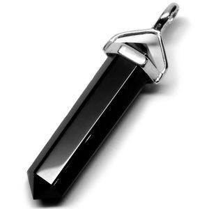 Black Onyx Crystal Pendant